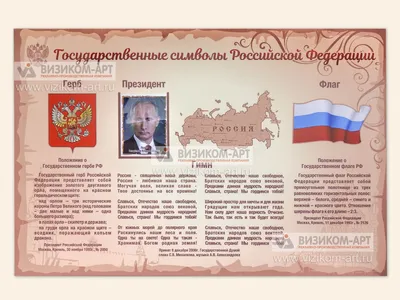 Стенды Государственные символы Российской Федерации