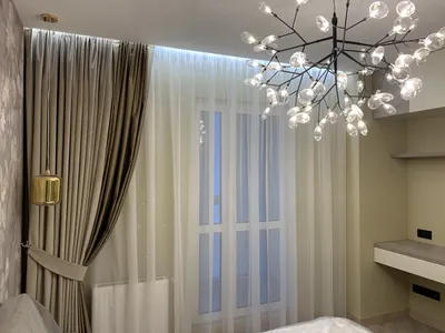 Комплект штор PLEASURE ALEN , 270х150см, Капучино-коричневый, Полиэстер  купить по низкой цене с доставкой в интернет-магазине OZON (1047174040)