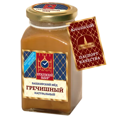 Башкирский мёд гречишный натуральный, 400 г - купить в Москве с доставкой  на дом