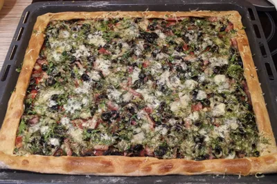 Грибная пицца рецепт с фото фотографии