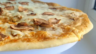 Самая вкусная грибная пицца🍕белый грибной соус🍕 mushroom pizza - YouTube