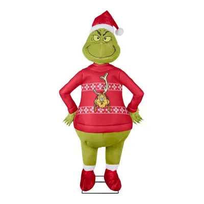 Elegant female grinch in christmas costume on Craiyon