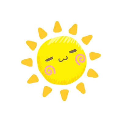 Мультфильм грустное солнце с мыслей пузырь Векторное изображение  ©lineartestpilot 62075629