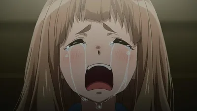 Арты девушек аниме грустные - 52 фото