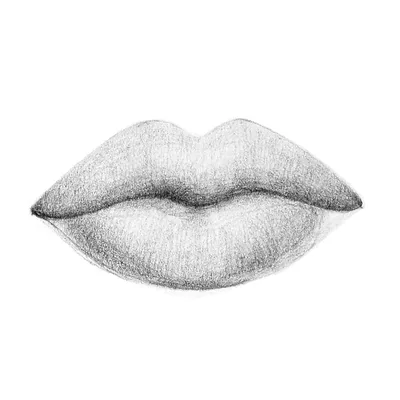 Красивые губы рисунок - 64 фото