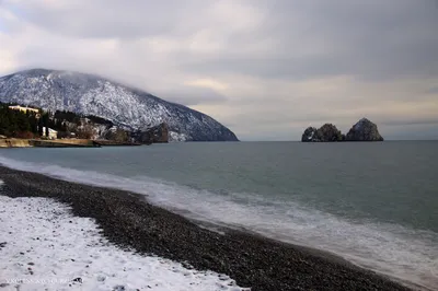 Гурзуф зимой фото фотографии