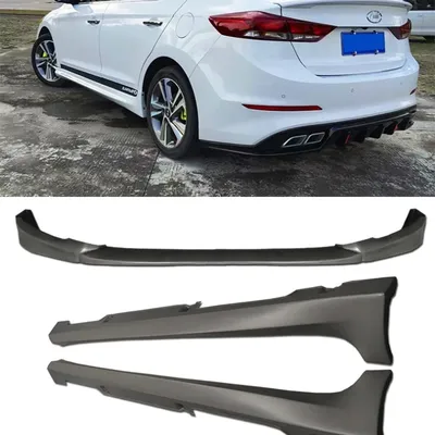 For Hyundai Elantra 2019 Bumper Trim Body Kit Front Bumper Grille Body Kit  Tuning For Elantra Racing - Body Kits - AliExpress