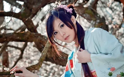 Японская девушка якудзе, азиатка, …» — создано в Шедевруме