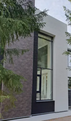 Умный фасад для каркасного дома. Фиброцементные панели NICHIHA на выставке  в Строгино - MKAD65