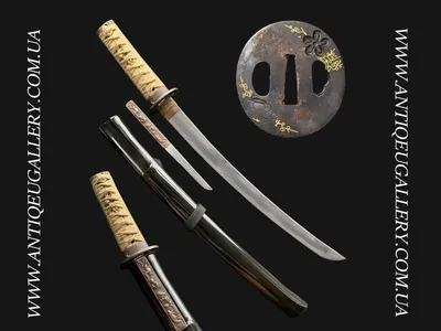 Японский меч Вакидзаси периода Эдо купить в Киеве ⚔️