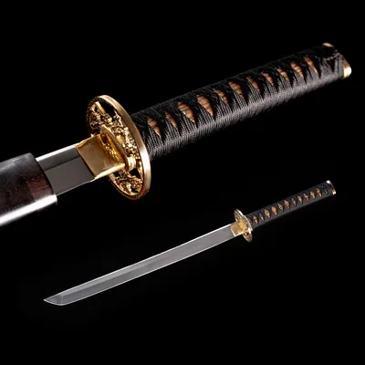 Японский меч Вакидзаси \"Кусанаги\"сталь кованая D2 купить в России с  доставкой