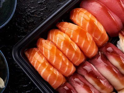 Японские суши роллы из салата 🌹 - рецепт автора Эико Касаи