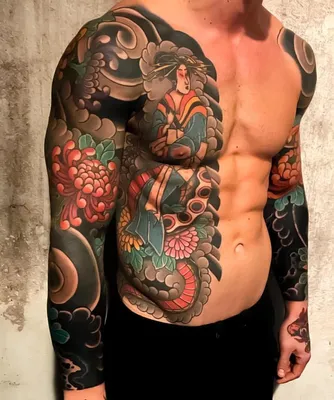 Японские тату. Японские татуировки иероглифы.