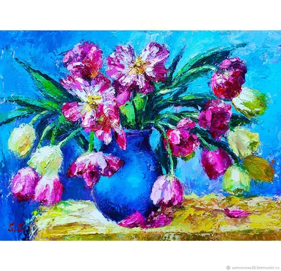 Букет Яркий день» с ирисами и тюльпанами - купить в Красногорске за 3 570  руб