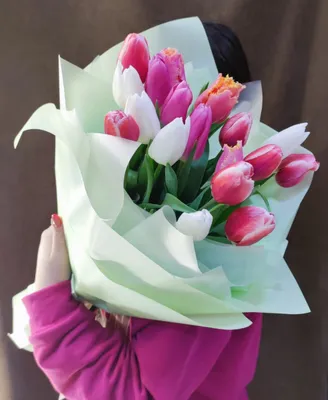 101 яркий тюльпан в букете за 21 190 руб. | Бесплатная доставка цветов по  Москве