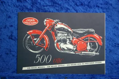 Model 1:18-Red plastic - Jawa 500 OHC, n.2