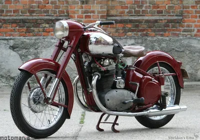 Jawa 500 OHC (1956) - Dark Red