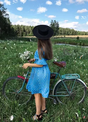 Летнее фото, идеи для фото весной, летом, в поле, фото в деревне, идея для  фото с велосипедом | Летние фото, Идеи для фото, Фото старшекласников