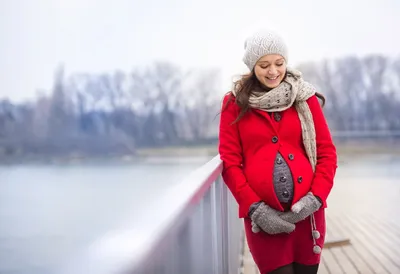 Зимняя фотосессия беременных: одежда, позы, идеи - Fotoks