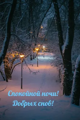 Зимние картинки \"Спокойной ночи!\" (183 шт.)