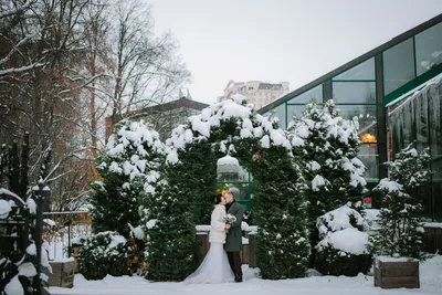 Свадебная фотосессия зимой фото в Москве — Свадьба зимой идеи для  фотосессии от фотографа