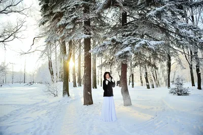 Идеи для свадебной фотосессии зимой