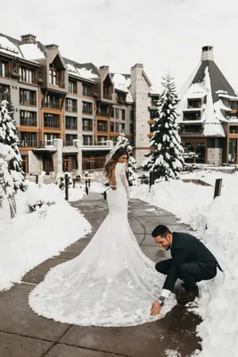 Свадебная фотография • Свадьба зимой. Любовь согреет! - Фотошкола