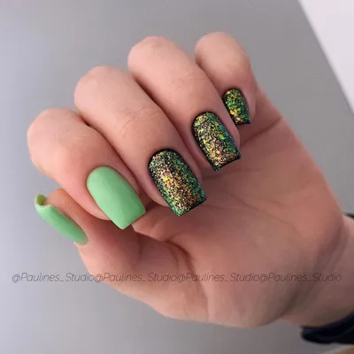 Gel polish | Nails design stone malachite | Green nail polish with effect  of malachite - YouTube