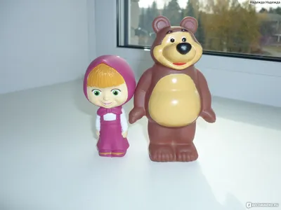 Фото медведей и игрушек Маша и медведь: фоновые обои