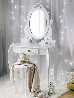 Туалетный столик с зеркалом консольный детский косметический трюмо в  интернет-магазине Ярмарка Мастеров по цене 9550 ₽ – KA0YCRU | Столы,  Иваново - доставка по России