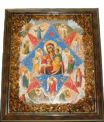 Икона Божией Матери \"Неопалимая Купина\" – заказать икону в иконописной  мастерской в Москве