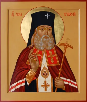Икона Святителя Луки Крымского на Ковчежной Доске