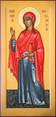 Икона Св. равноапостольной Марии Магдалины - Золотое Шитье
