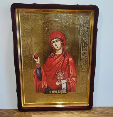 Икона Святой Марии Магдалины 23х19 см - купить по низким ценам в  интернет-магазине OZON (947191527)