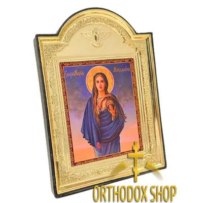Икона Явление Иисуса Христа Марии Магдалине после Воскресения на дереве на  левкасе мастерская Иконный Дом