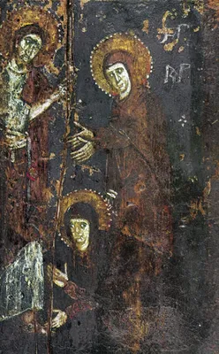 Купить православную икону Николай Угодник и святая Мария Магдалина DR0029 и  другие антикварные иконы Вы можете уже сейчас!