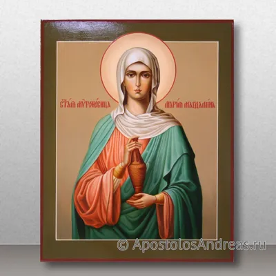 Рукописная икона Мария Магдалина равноапостольная — Купить икону или  выполнить образ на заказ | © ApostolosAndreas