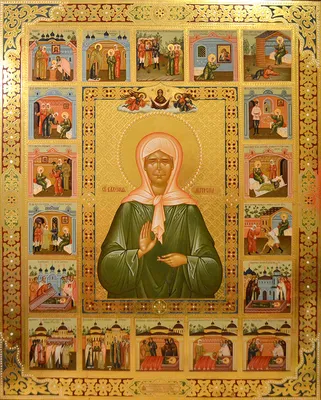 Икона св. Матроны, подаренная Патриархом | stmatrona.com