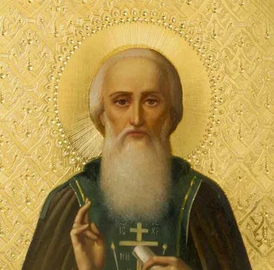 Икона Сергий Радонежский
