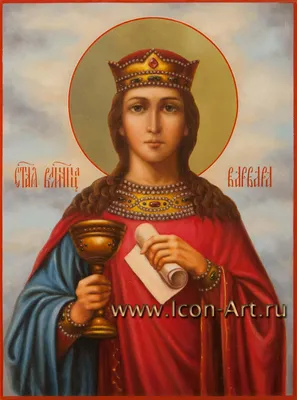 Варвара святая великомученица, икона под старину 7 х 10 см - купить в  православном интернет-магазине Ладья