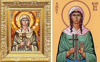 Икона Святых Мучениц Татьяны и Варвары — Кафедральный собор Рождества  Христова