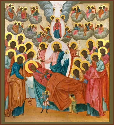 Облачное Успение (икона Десятинного монастыря) — Википедия
