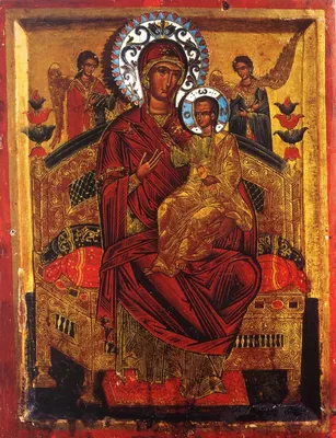 Чудотворная икона Божьей Матери «Всецарица» или «Пантанасса»- Ватопед  Чудотворные иконы, Афона