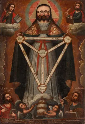 Вышитая икона Святая троица - Фавор Узор