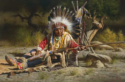 Индейцы северной Америки» — создано в Шедевруме