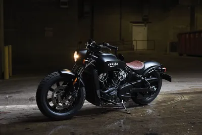 Агрессивный Road Runner на базе мотоцикла Indian Scout Sixty