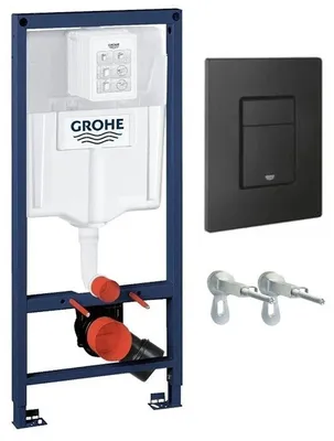 Инсталляция GROHE Rapid SL 3 в 1 для подвесного унитаза (38772001) |  wellco.ua