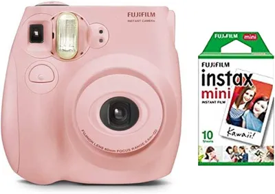 Amazon.com : Starter Bundle fujifilm instax Mini 7s (Starter Bundle Light  Pink) : Electronics