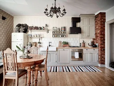 Кухня в стиле кантри: мебель, декор, дизайн интерьера