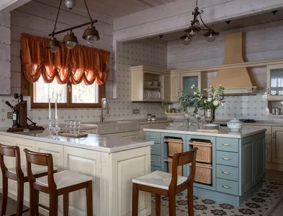Дизайн кухни в деревенском стиле — фото реальных интерьеров и советы | SALON